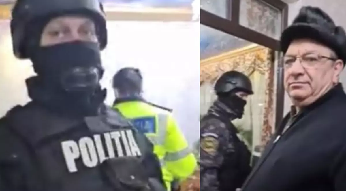 Un fost primar din Vrancea, săltat de mascați după ce a plecat cu un laptop din instituție. Momentul, LIVE pe Facebook