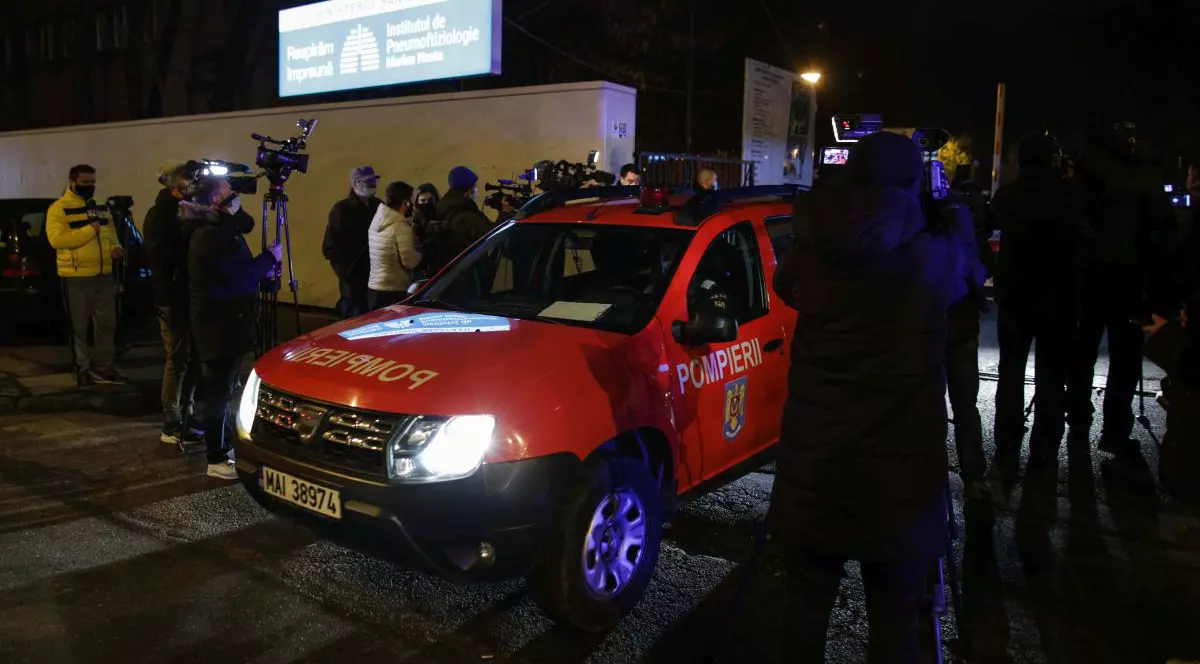 Intervenția pompierilor la „Marius Nasta”