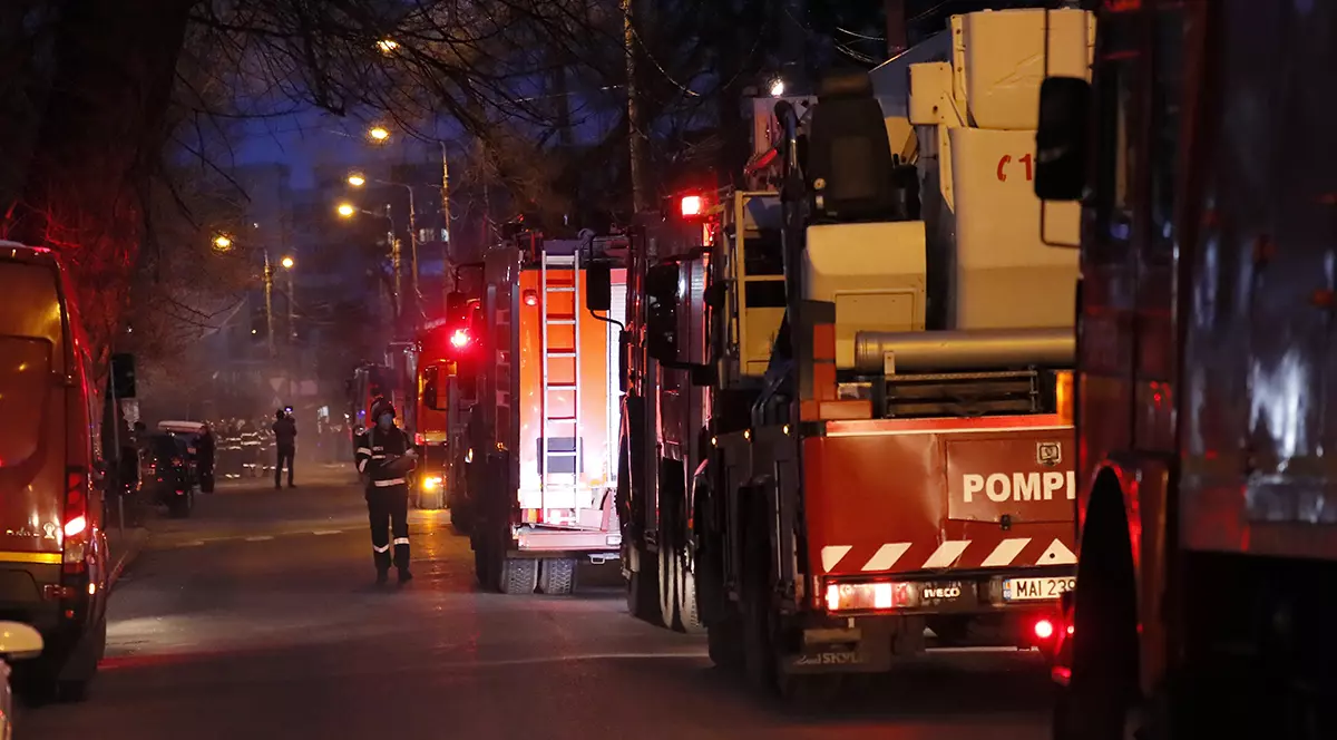 Incendiu la Spitalul de Psihiatrie din Cavnic. Zeci de persoane au fost evacuate