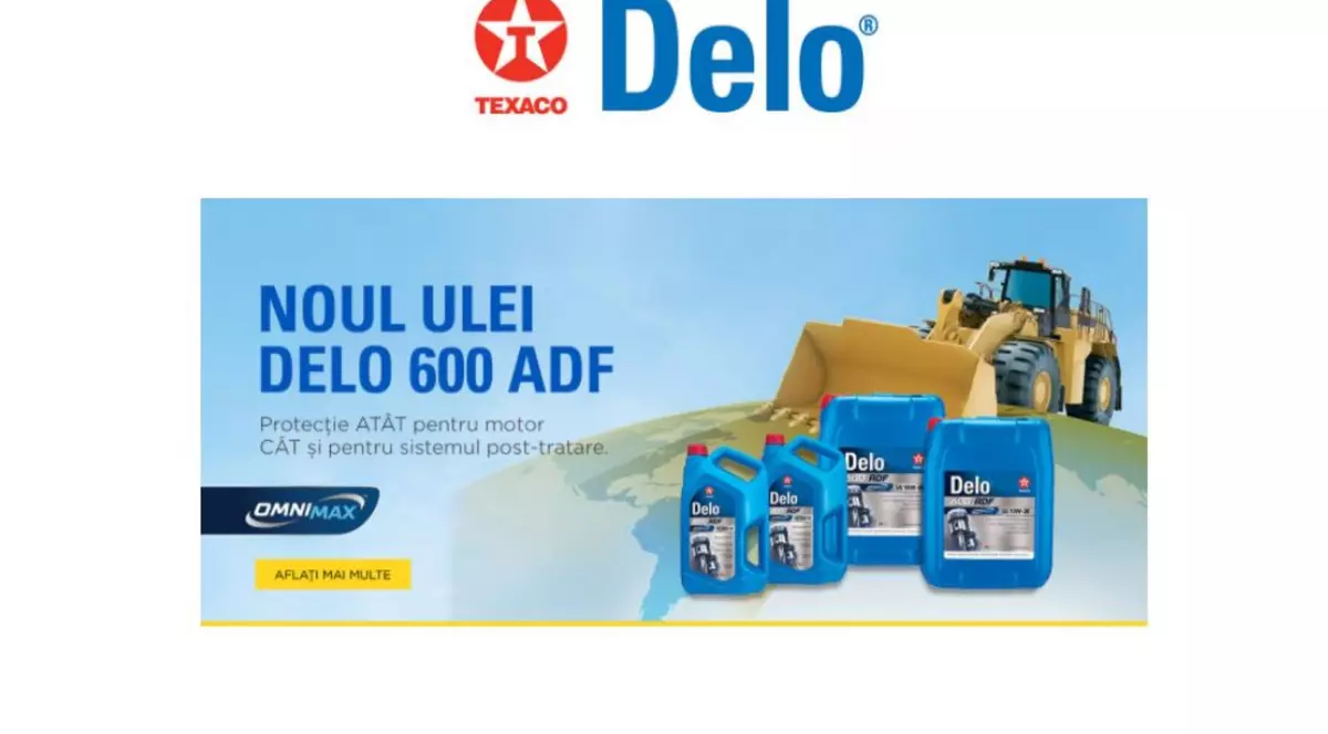 (Publicitate) Noul Texaco Delo® 600 ADF cu tehnologie OMNIMAXTM brevetată