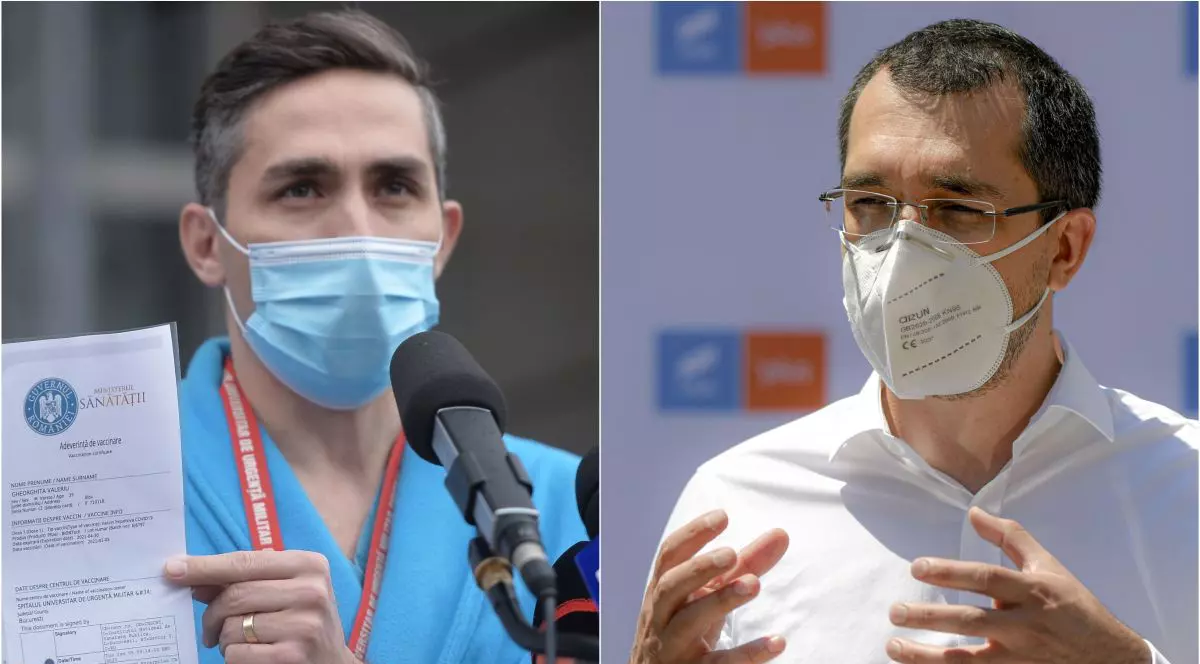 Valeriu Gheorghiță: Medicii din centrele de vaccinare nu și-au primit de două luni banii promiși. Cum îi răspunde Ministerul Sănătății