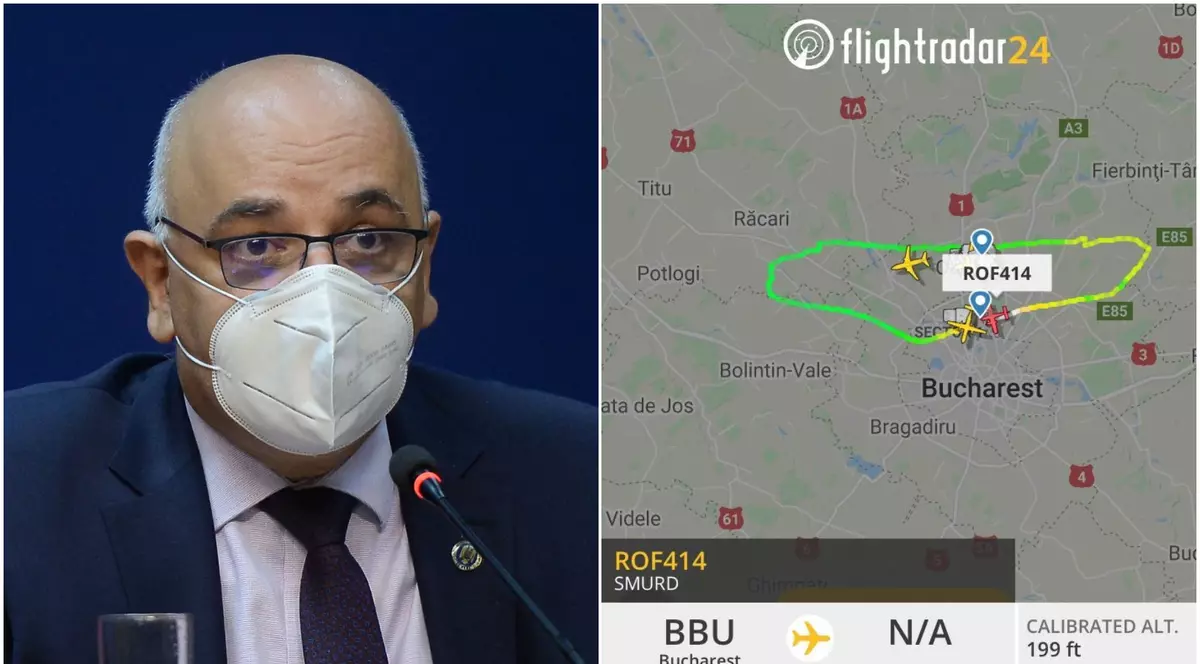 Pacientă cu arsuri n-a mai putut pleca spre Austria după ce același avion Piper defectat la transportul în ianuarie s-a întors din drum