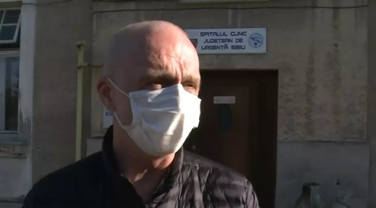 Călin Cipăian, directorul medical al Spitalului Județean Sibiu (foto Digi24.ro)