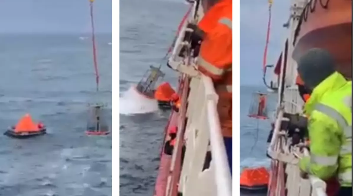 Echipajul salvat al navei Volgo Balt, transportat în Portul Constanța. O persoană rămâne dispărută în Marea Neagră