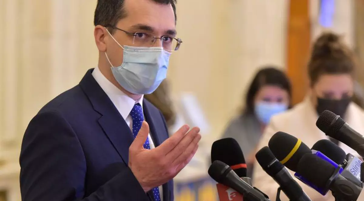 Vlad Voiculescu, ministrul Sănătății. Foto: Agerpres