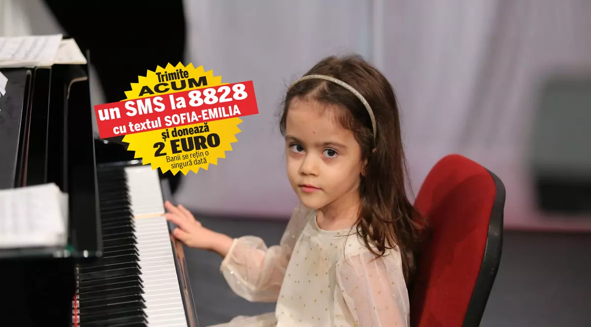 În lupta cu cancerul cerebral, Sofia-Emilia are nevoie de peste 200.000 de euro. Copila suferă de o formă extrem de agresivă a bolii ce poate fi tratată doar în Austria