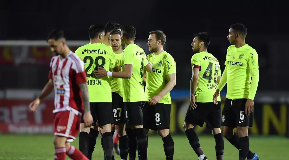 Liga 1, etapa a doua din play-off și play-out. CFR Cluj a învins la Sf. Gheorghe