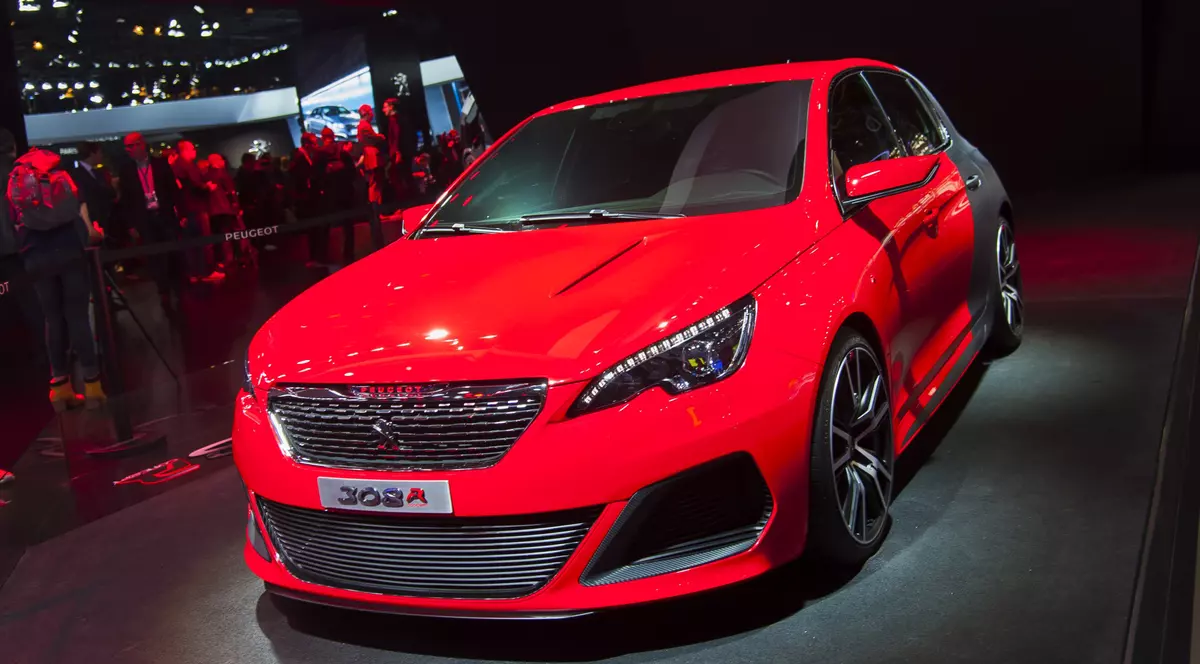 Peugeot schimbă vitezometrele digitale cu unele analogice din criză de cipuri. Model Peugeot 308 R roșu