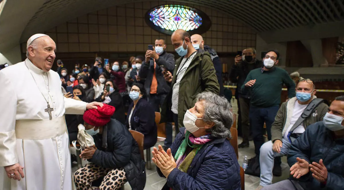 Papa Francisc și-a serbat onomastica alături de oamenii nevoiași de la Vatican