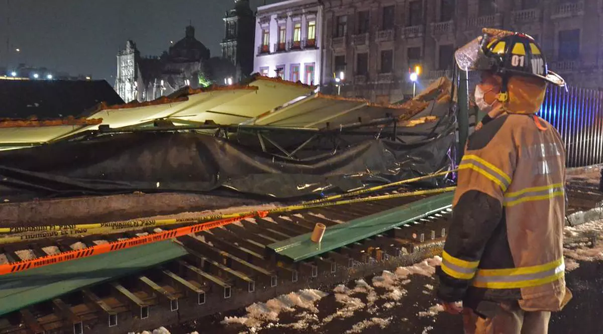 VIDEO | Cel mai important templu aztec din Mexic, distrus parțial de o furtună cu grindină