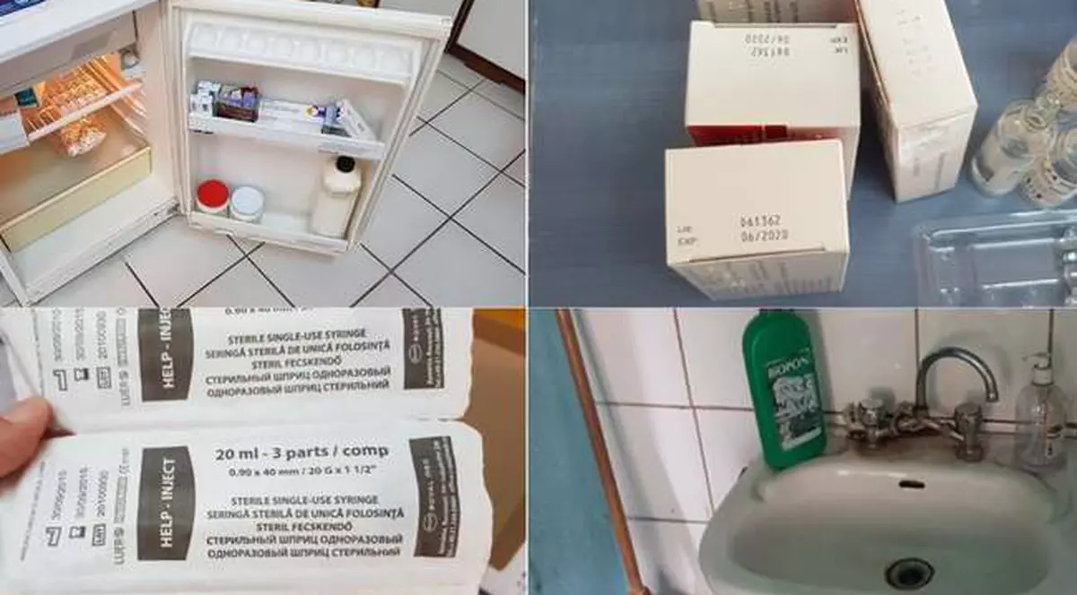 Medicamente și materiale sanitare expirate, găsite la un cabinet medical din Arad care e și centru de vaccinare