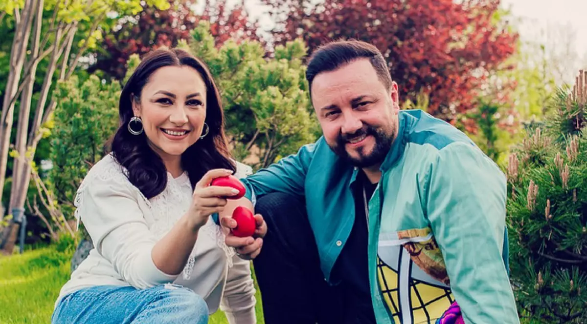 Cum sărbătoresc Paștele Andra și Cătălin Măruță. Imagini rare cu cei doi copii ai lor
