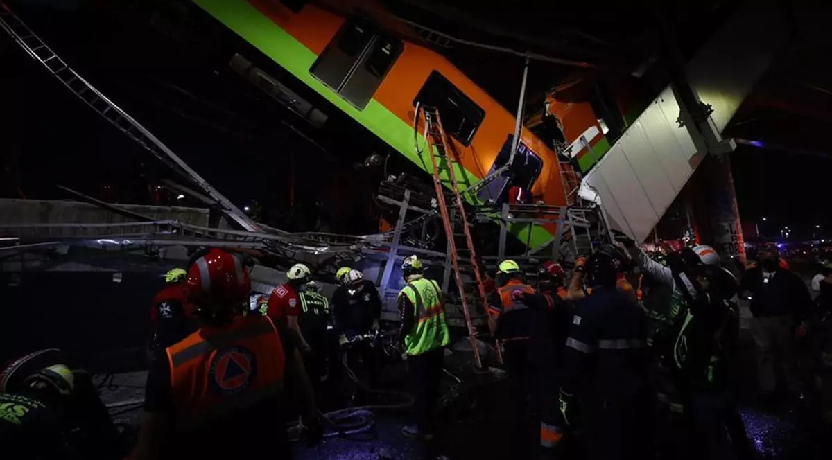 Metrou prăbușit în Mexic | Foto: Profimedia