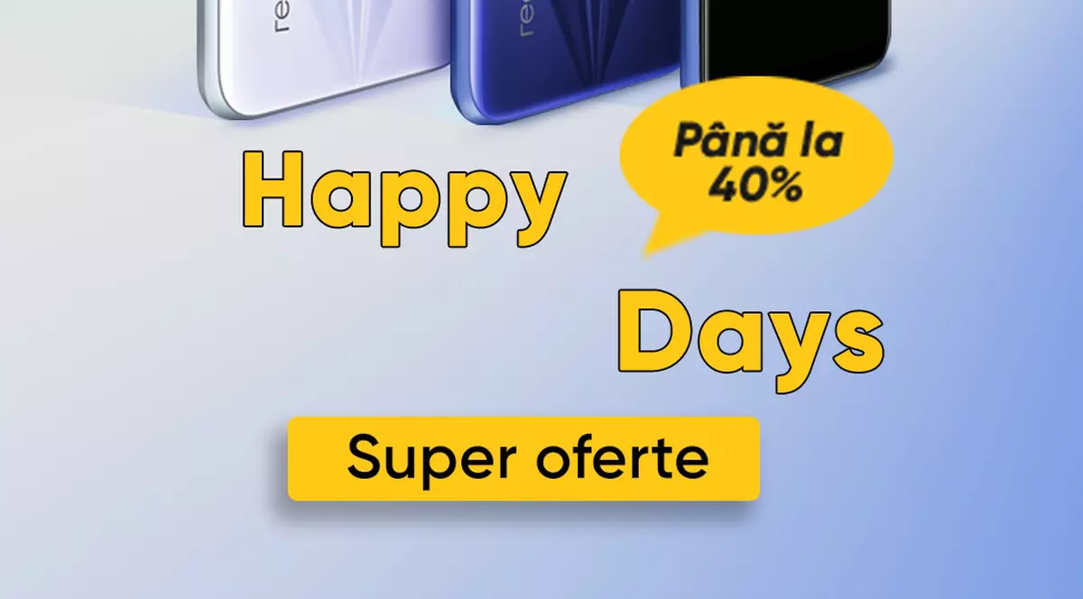 realme anunță ofertele Happy Days (PUBLICITATE)