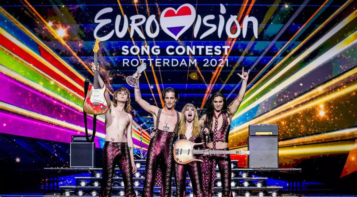 Eurovision 2021 a fost câştigat de Italia. Trupa rock Maneskin, favorita publicului