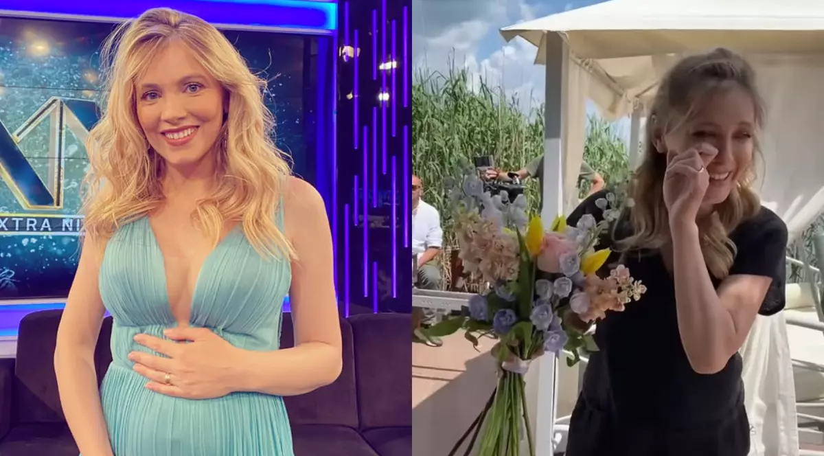 Andreea Ibacka a intrat în concediu prenatal. De ce a plâns pe platourile de filmare