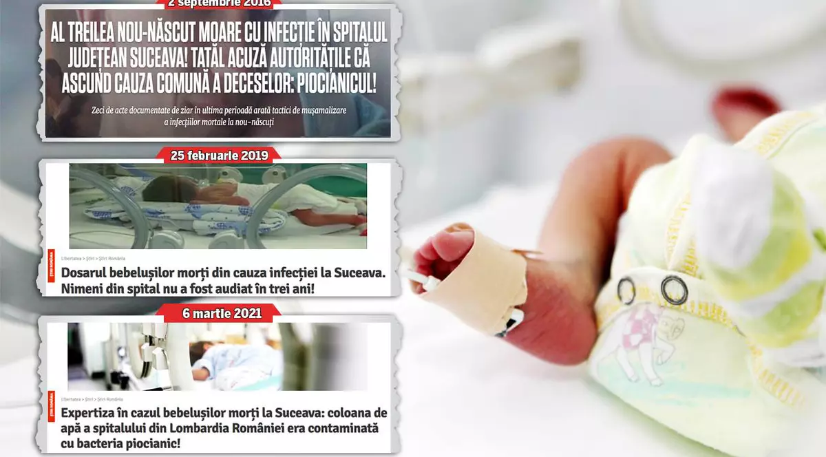 Cinci ani de atenție publică! Procurorii acuză spitalul din Suceava că trei nou-născuți au murit infectați cu nosocomiale din apa contaminată