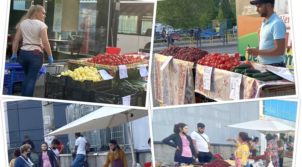 Străzile din Capitală sunt pline de tarabe improvizate. De ce amenzile poliției nu îi descurajează pe comercianții ilegali