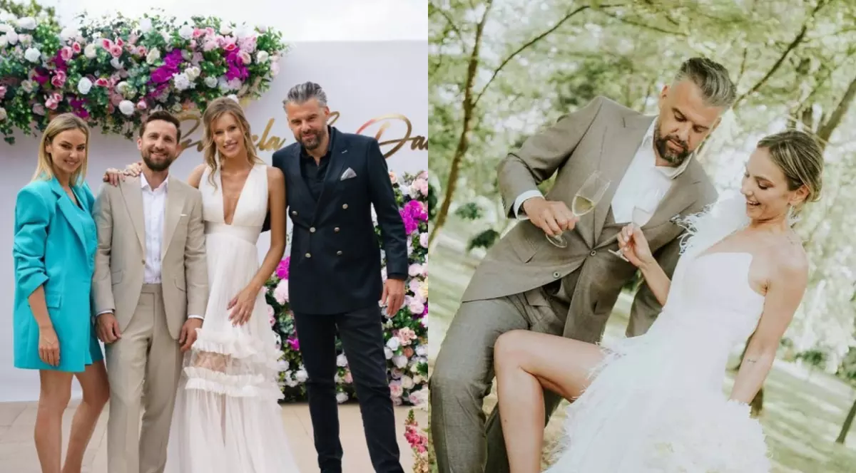De ce au lipsit Gabriela și Dani Oțil de la nunta Roxanei Ionescu și a lui Tinu Vidaicu, nașii lor