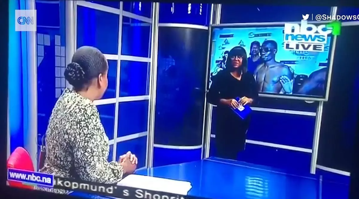 Gafa a două prezentatoare TV din Namibia a devenit virală pe internet. „Jessica, suntem în direct”