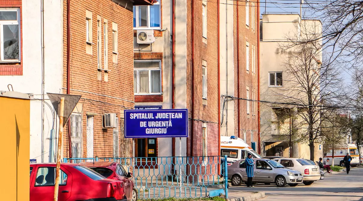Un pacient de la Spitalul Județean Giurgiu s-a aruncat de la etaj. „A forțat un geam și l-a rupt”