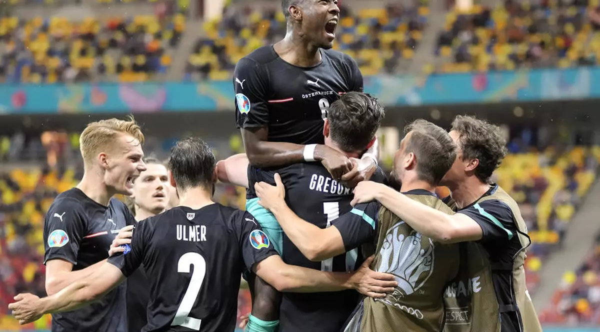 Austria a câștigat în fața Macedoniei de Nord, pe Arena Națională, la primul meci găzduit de România la Euro 2020