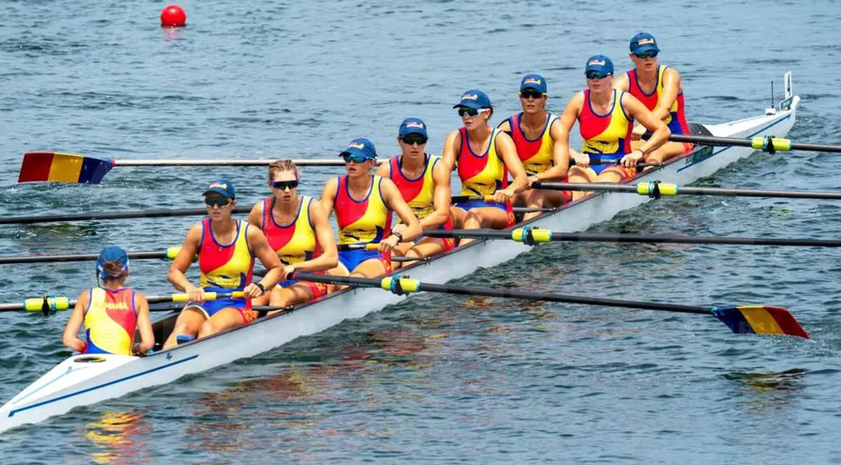 Calificări în alte trei finale la canotaj pentru România. Fetele de la barca 8+1 au bătut și recordul mondial