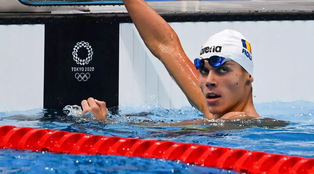 David Popovici (16 ani). Foto: Raed Krishan / GSP