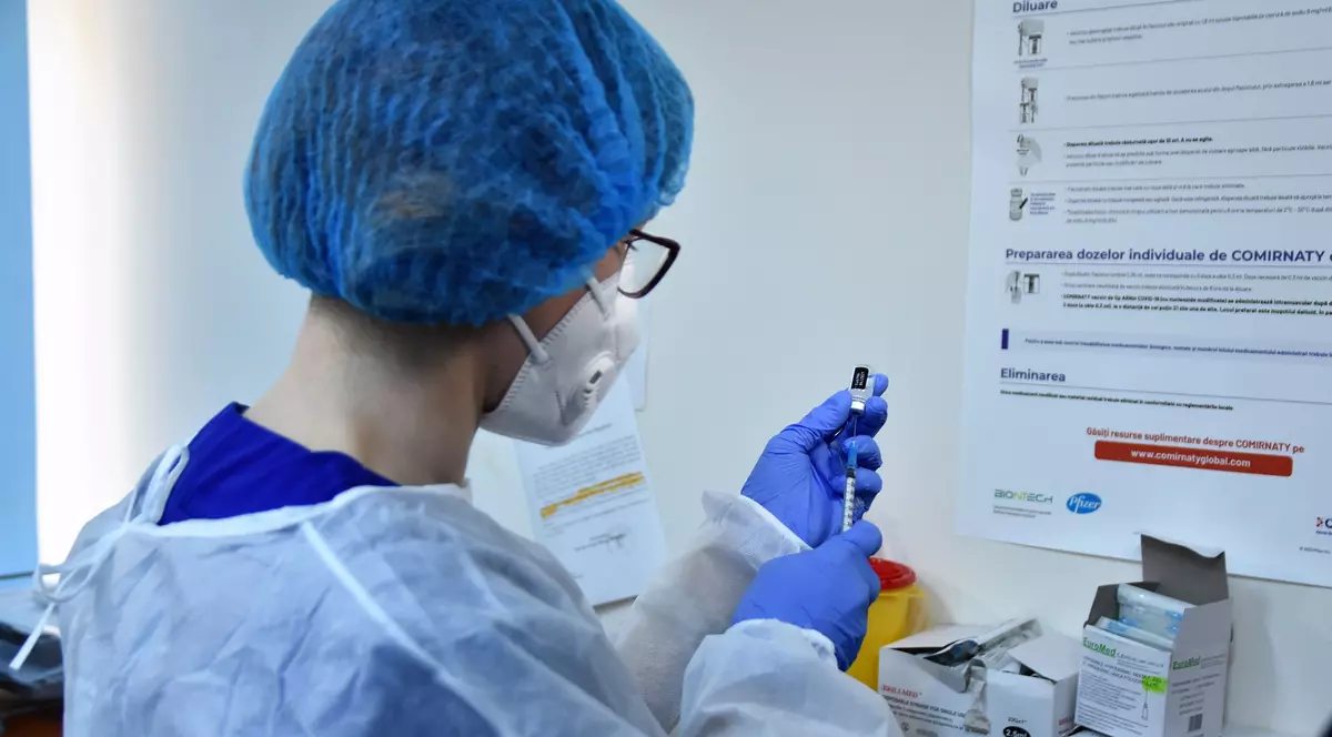 Puțin peste 9.000 de persoane au fost vaccinate anti-COVID în ultimele 24 de ore