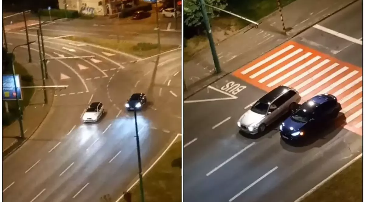 Doi şoferi au organizat noaptea o întrecere pe un bulevard din Braşov. Poliția a deschis o anchetă