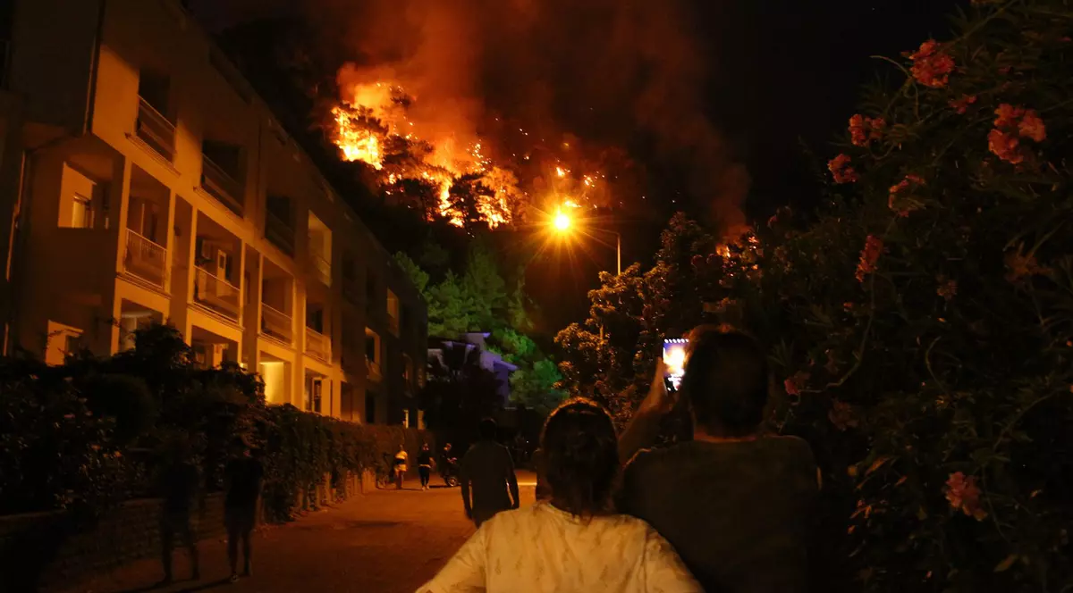Incendii de vegetație din Marmaris amenință mai multe clădiri | Foto: Profimedia