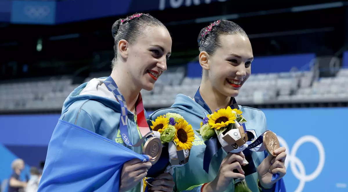 Două sportive din Ucraina medaliate la JO 2020 au fost prezentate făcând parte din Comitetul Olimpic Rus