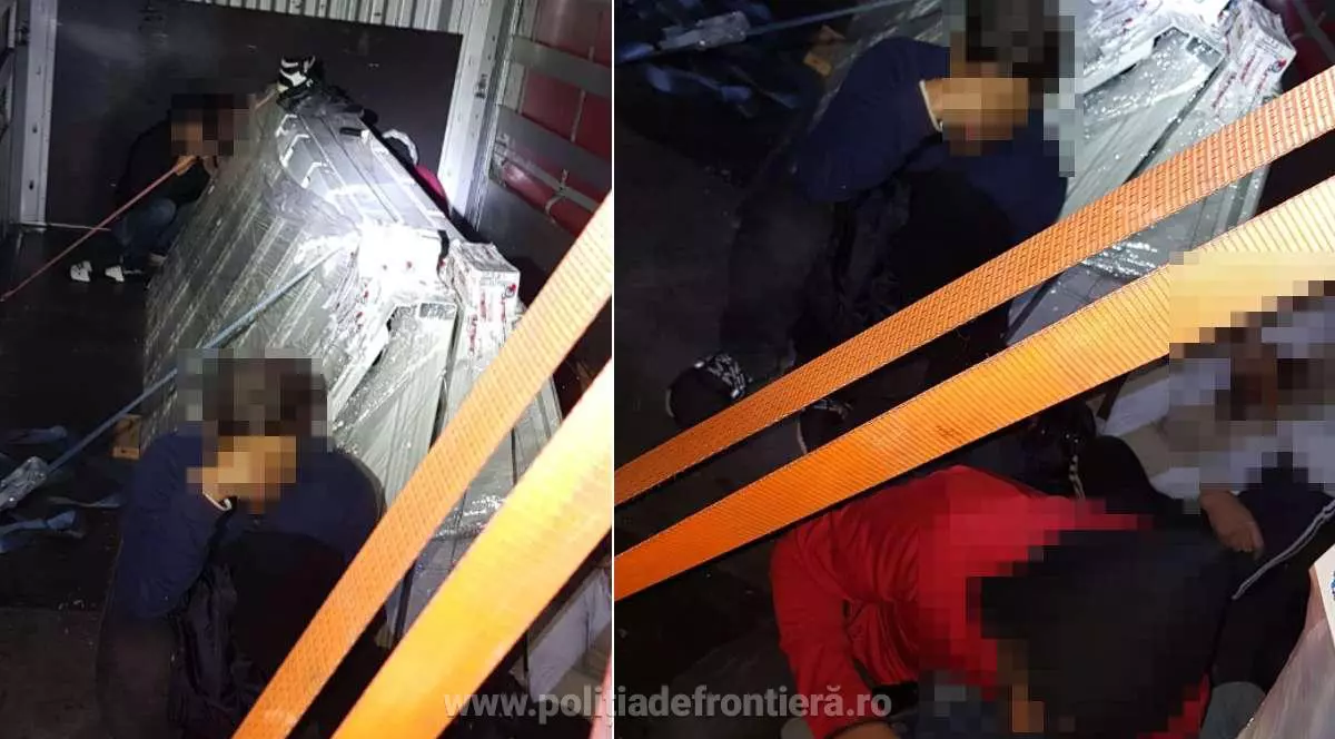 Un TIR cu 14 migranți ascunși printre piese auto, descoperit la frontieră. Șoferul turc este cercetat penal
