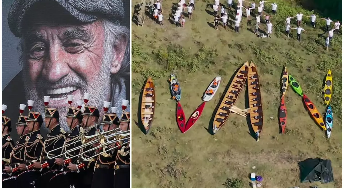 Două videoclipuri care au mișcat milioane de oameni. Pe Belmondo l-au elogiat oficialitățile și elita Parisului, pe Patzaichin, Delta cu oamenii și locurile