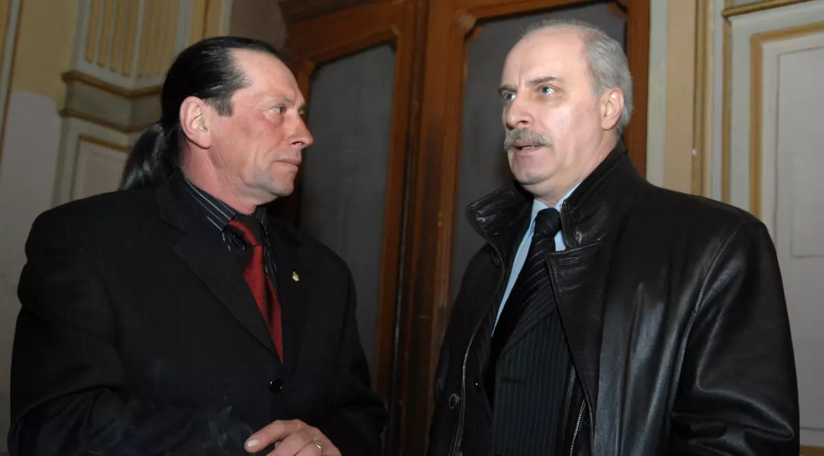 Ivan Patzaichin și Octavian Bellu, în 2008. Foto: Agerpres