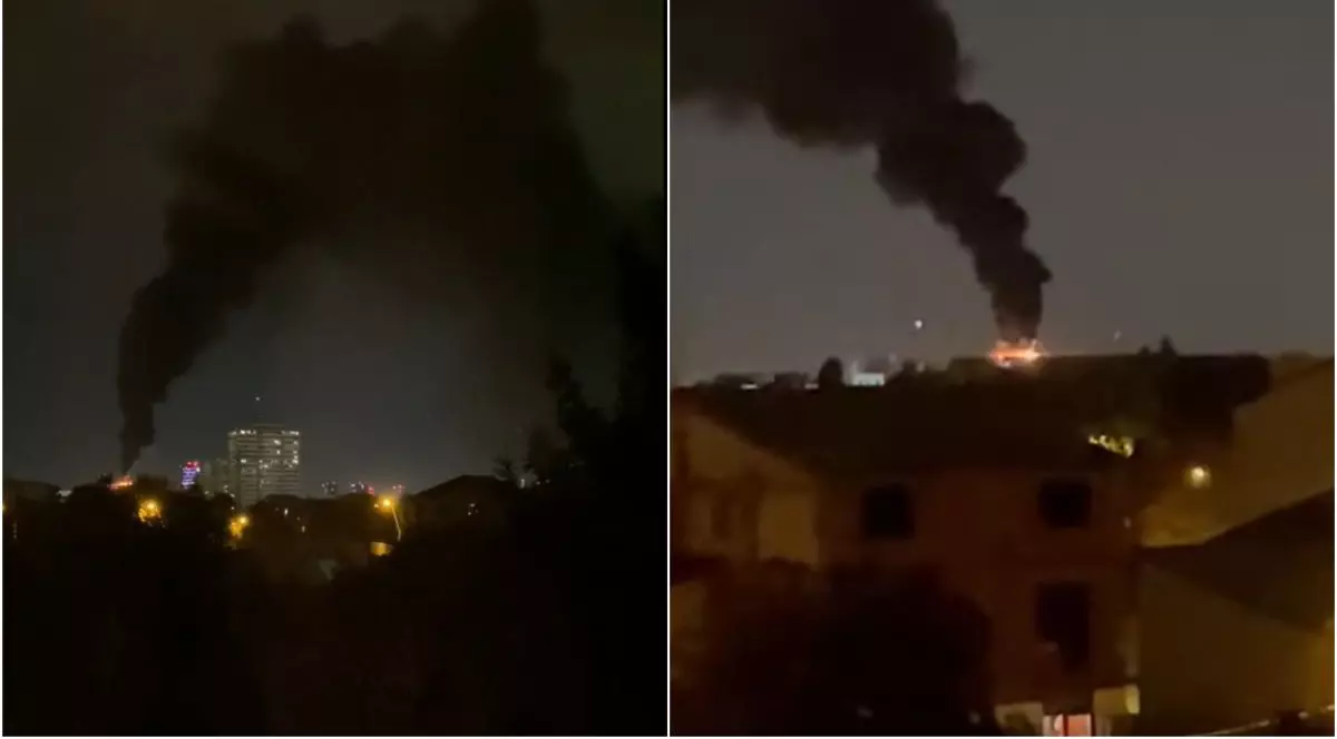 Incendiu puternic, sâmbătă seară, la o clădire în construcție din nordul Bucureștiului. Primarul Clotilde Armand anunță verificări