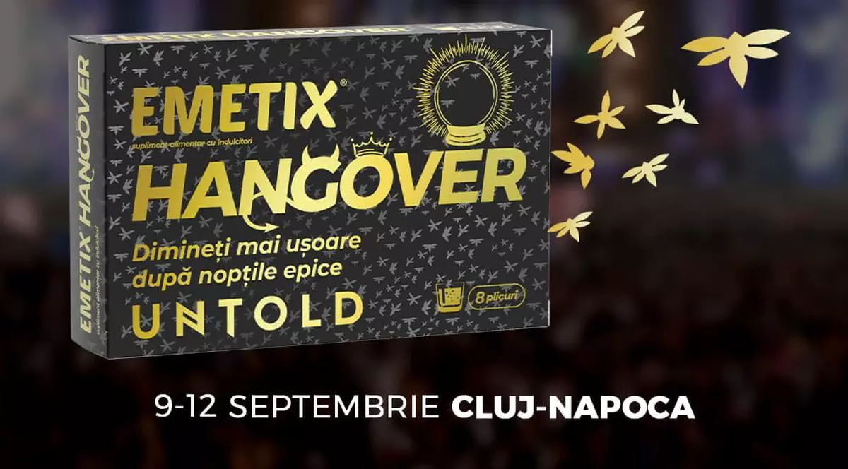 Pregătește-te pentru cel mai așteptat festival cu Emetix® Hangover
