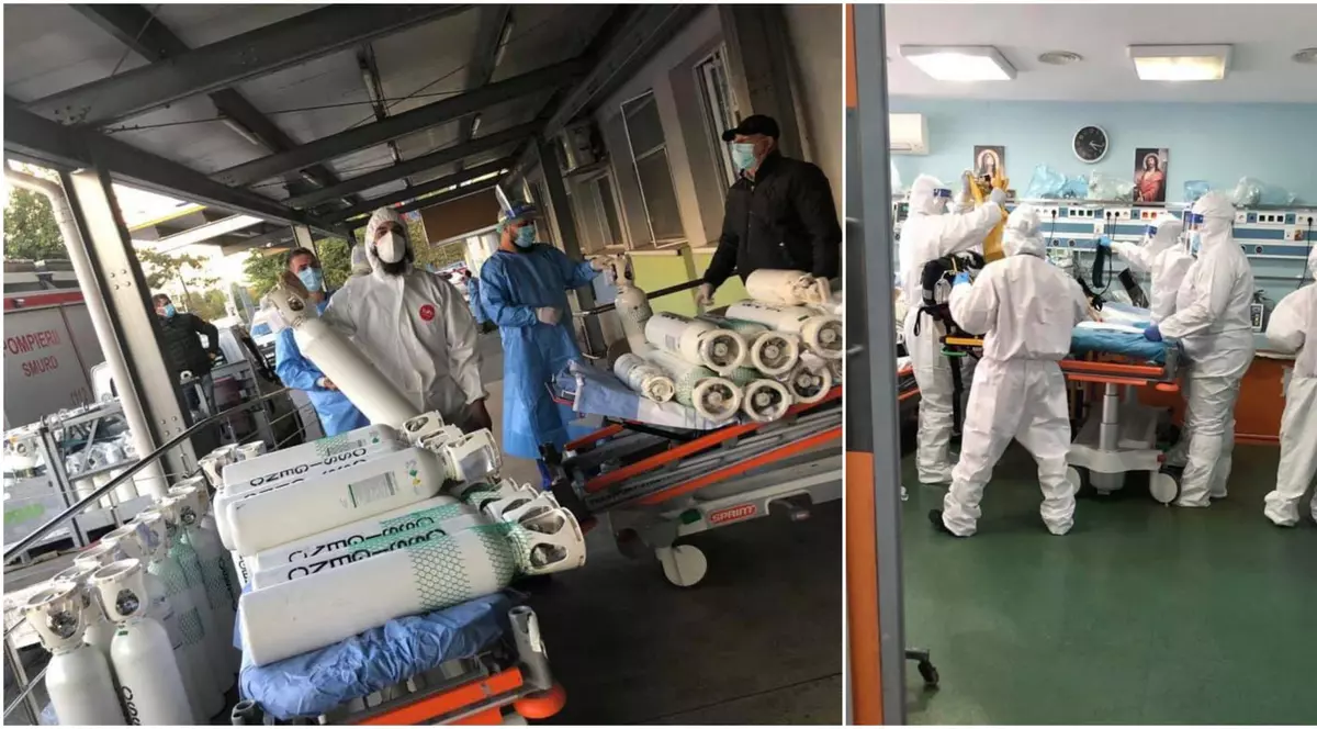 Imagini din Spitalul Pantelimon, publicate de autorități. „Unitățile de primiri urgențe sunt efectiv ca pe front”