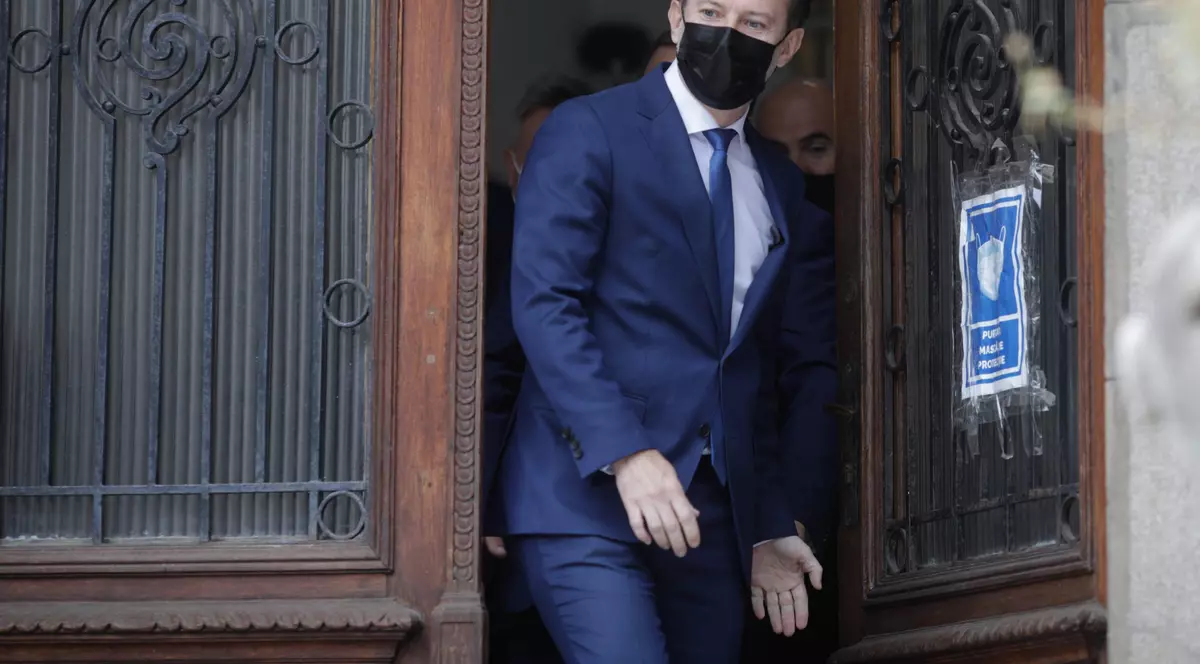 Florin Cîțu, după consultările de la Cotroceni foto: Inquam Photos / George Calin