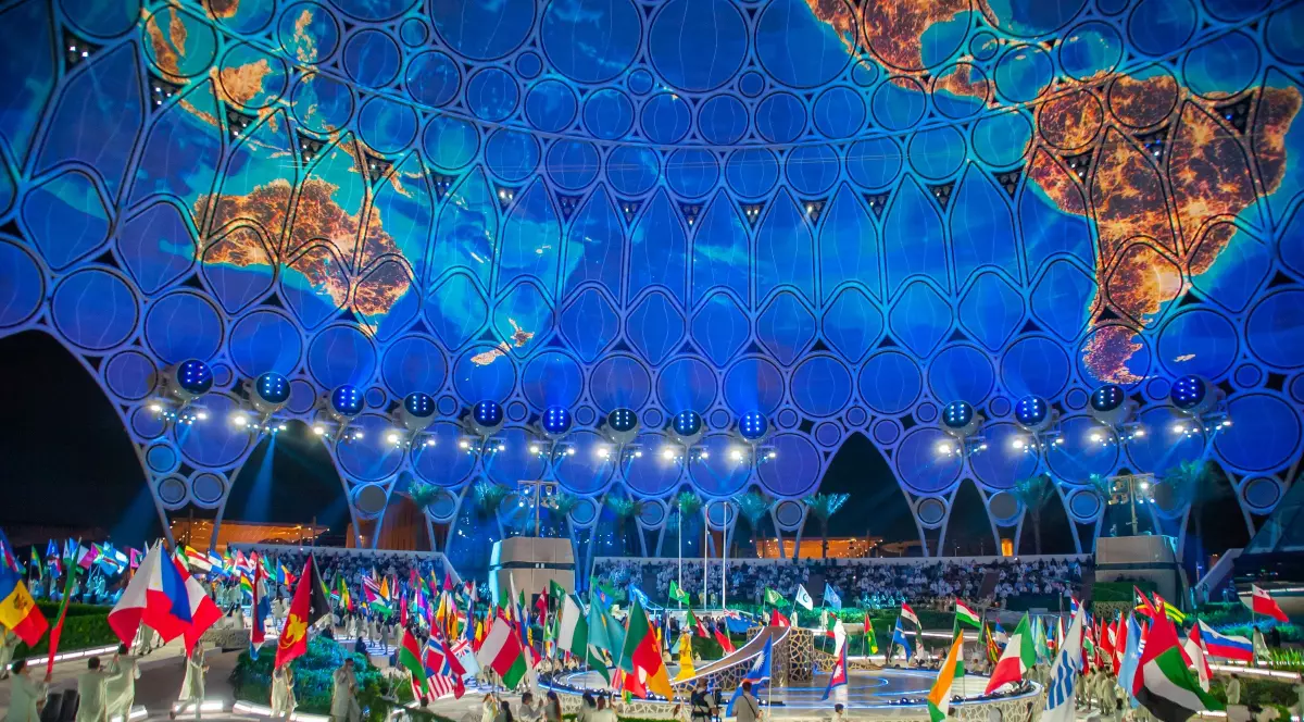 Ceremonia de deschidere a expoziției Dubaï 2020 à Dubaï, 30 septembrie 2021