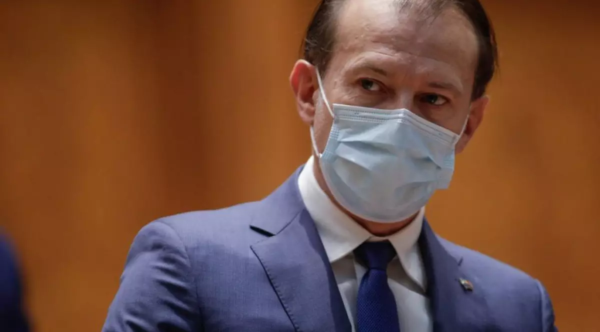 VIDEO Cîțu anunță în Parlament un nou maxim al pandemiei: 15.000 de infectări și 250 de decese