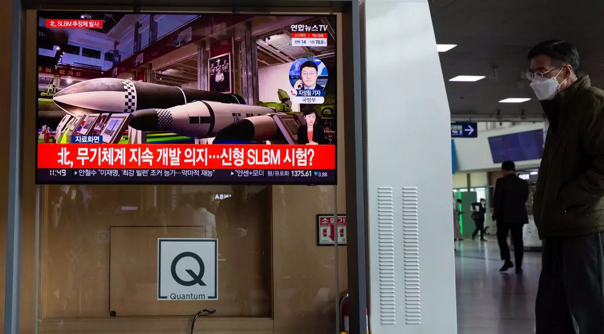 Coreea de Nord a lansat o rachetă balistică de pe un submarin, în apele Japoniei