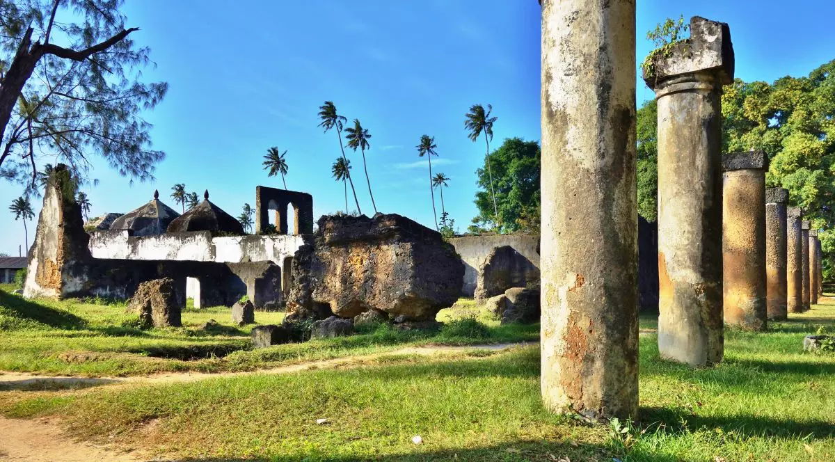 Ruinele palatului sultanului Barghash