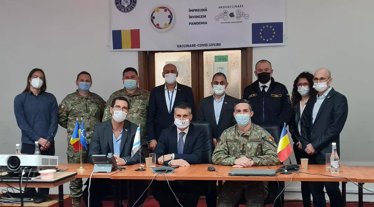 Valeriu Gheorghiță a primit sfaturi de la o delegație medicală de experți din Israel pentru impulsionarea campaniei de vaccinare