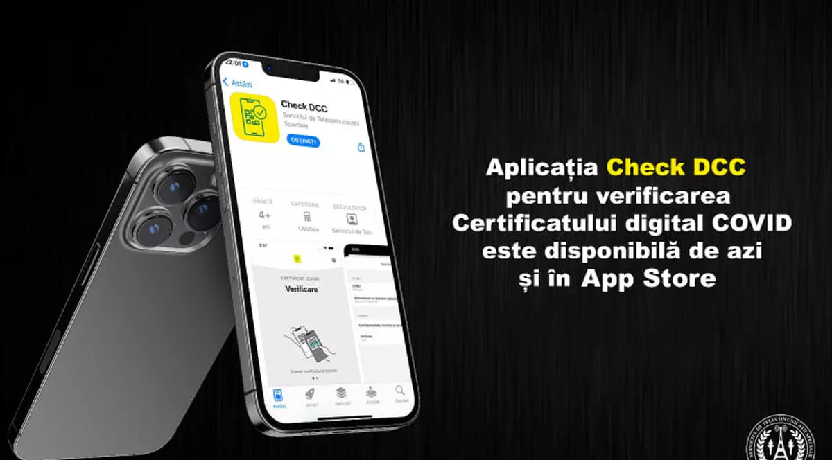 STS: Aplicația de verificare a certificatelor COVID-19, disponibilă și pe iPhone