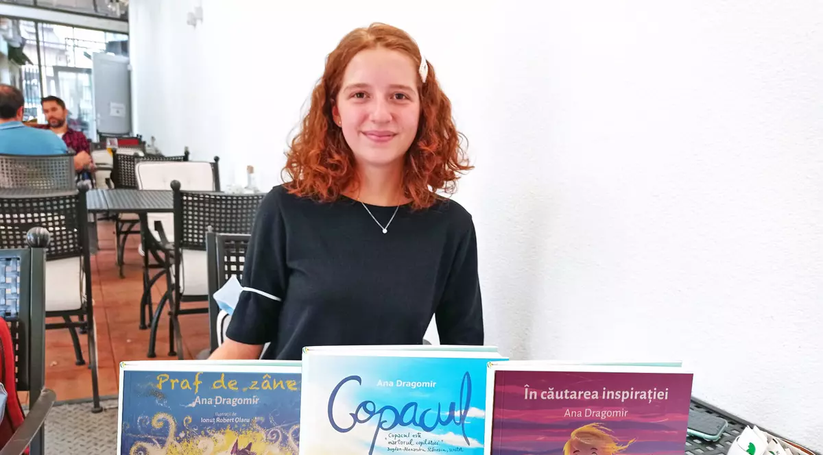 PORTRET. La doar 14 ani, Ana a publicat deja trei cărți pentru copii: „Un scriitor e ca un detectiv, trebuie să fie atent la cele mai mici detalii ale vieții”