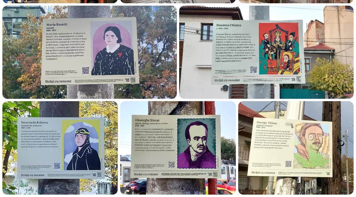 Străzi de renume. Un proiect inedit care îți spune cine sunt personalitățile care au dat numele unor artere din Capitală