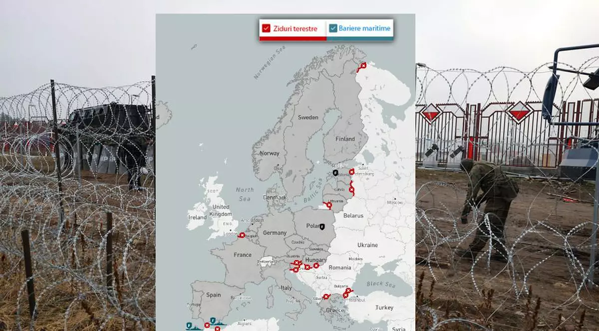 Devine Europa o „fortăreață”? Construcția unor ziduri în fața migranților, o idee tot mai aplicată