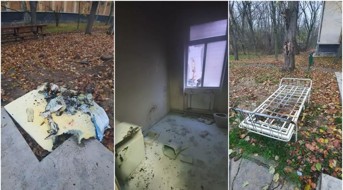 Incendiu la Spitalul de Psihiatrie din Gătaia, Timiș, provocat de un pacient. Zeci de oameni au fost evacuați