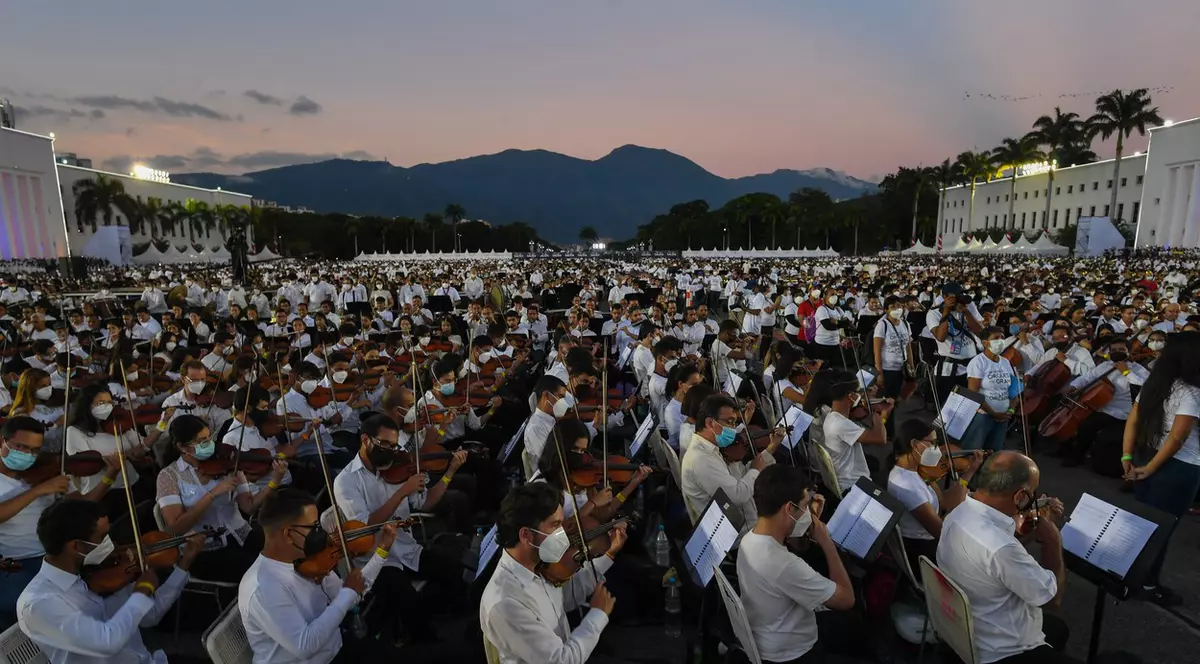 Venezuela a stabilit recordul mondial pentru „cea mai mare orchestră din lume”